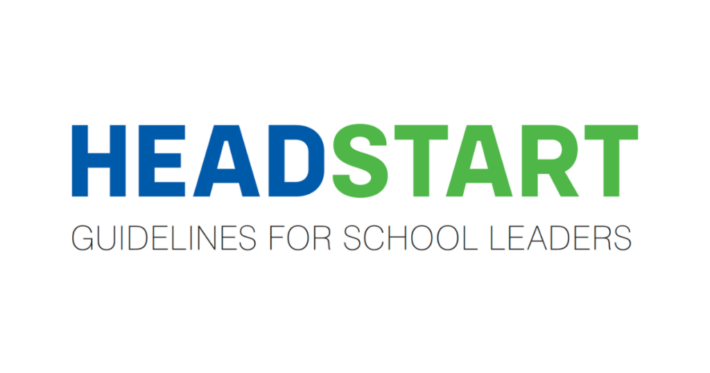 Logo of the ESHA HeadStarts. Guidelines for School leaders.