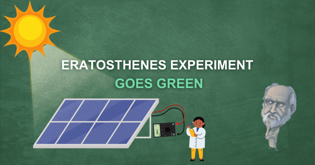 Eratosthenes Goes Green